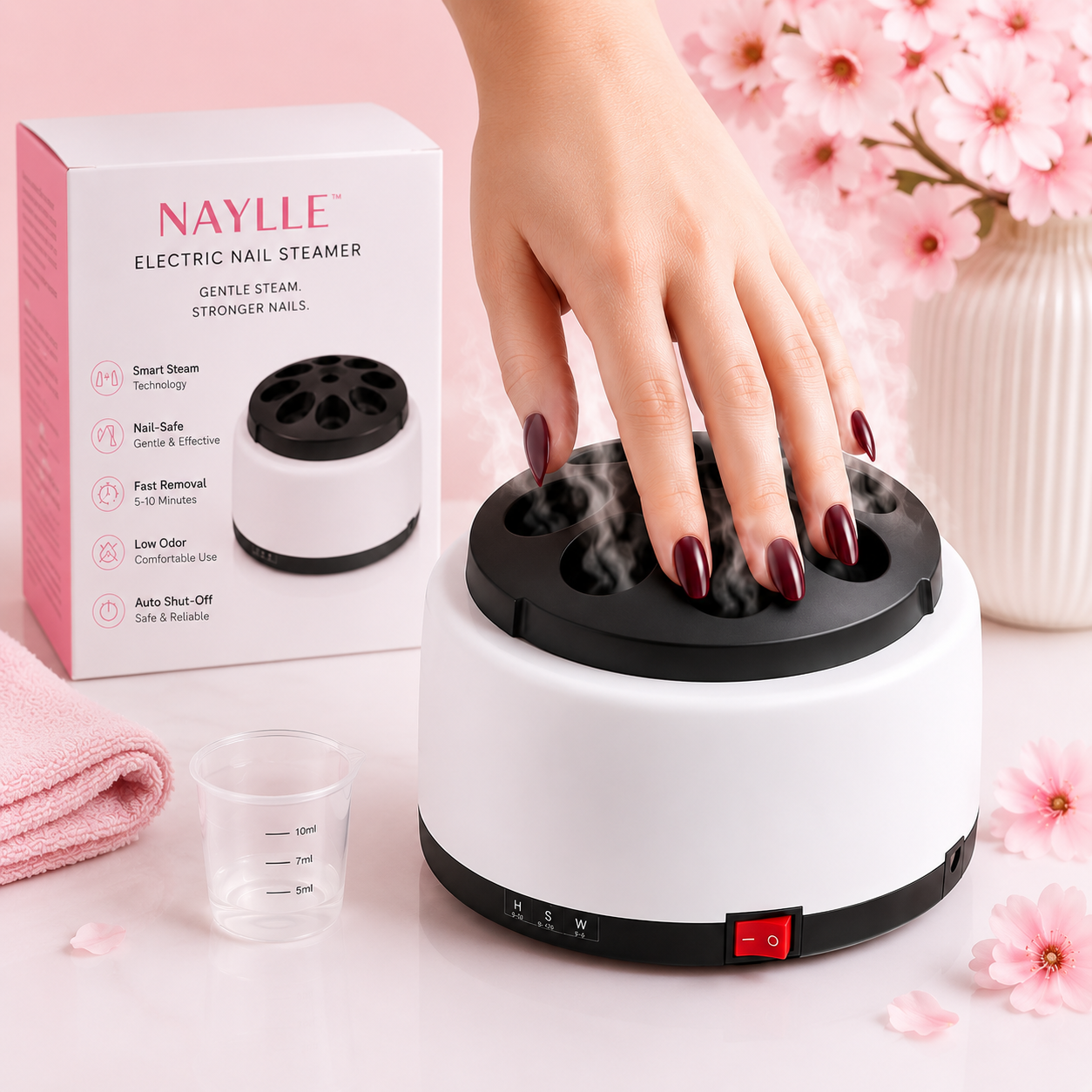 Naylle™ Electric Nail Steamer Remover