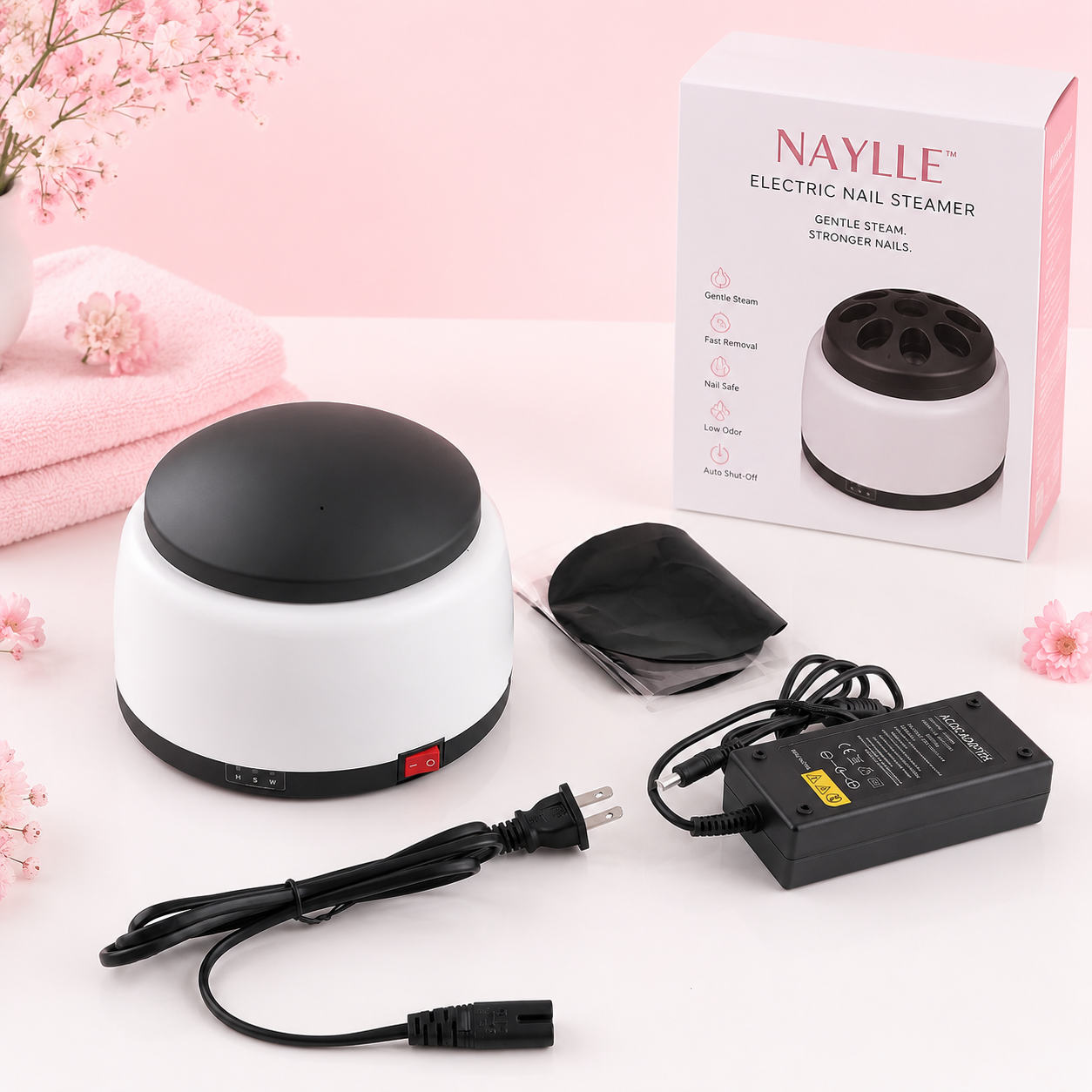 Naylle™ Electric Nail Steamer Remover